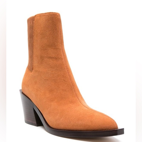 NWT! COACH Prestyn 80mm suede ankle boots - Picture 2 of 6